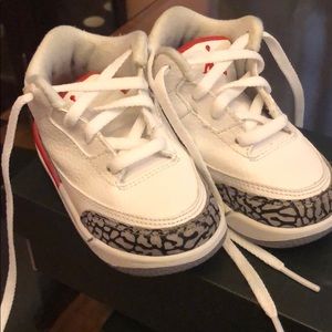 Toddler Jordan 3 Retro size 6c in great condition